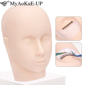 1pcs Training Lash Mannequin Head For Practice Grafting Eyelash Extension Doll Face…