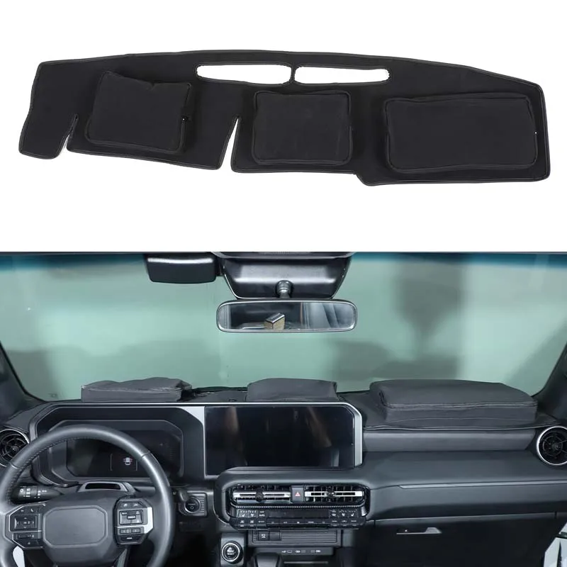 

For Toyota Prado/J250 2024 2025 dashboard storage sunscreen pads Insulation pads Dashboard sunshades Comes with storage pockets