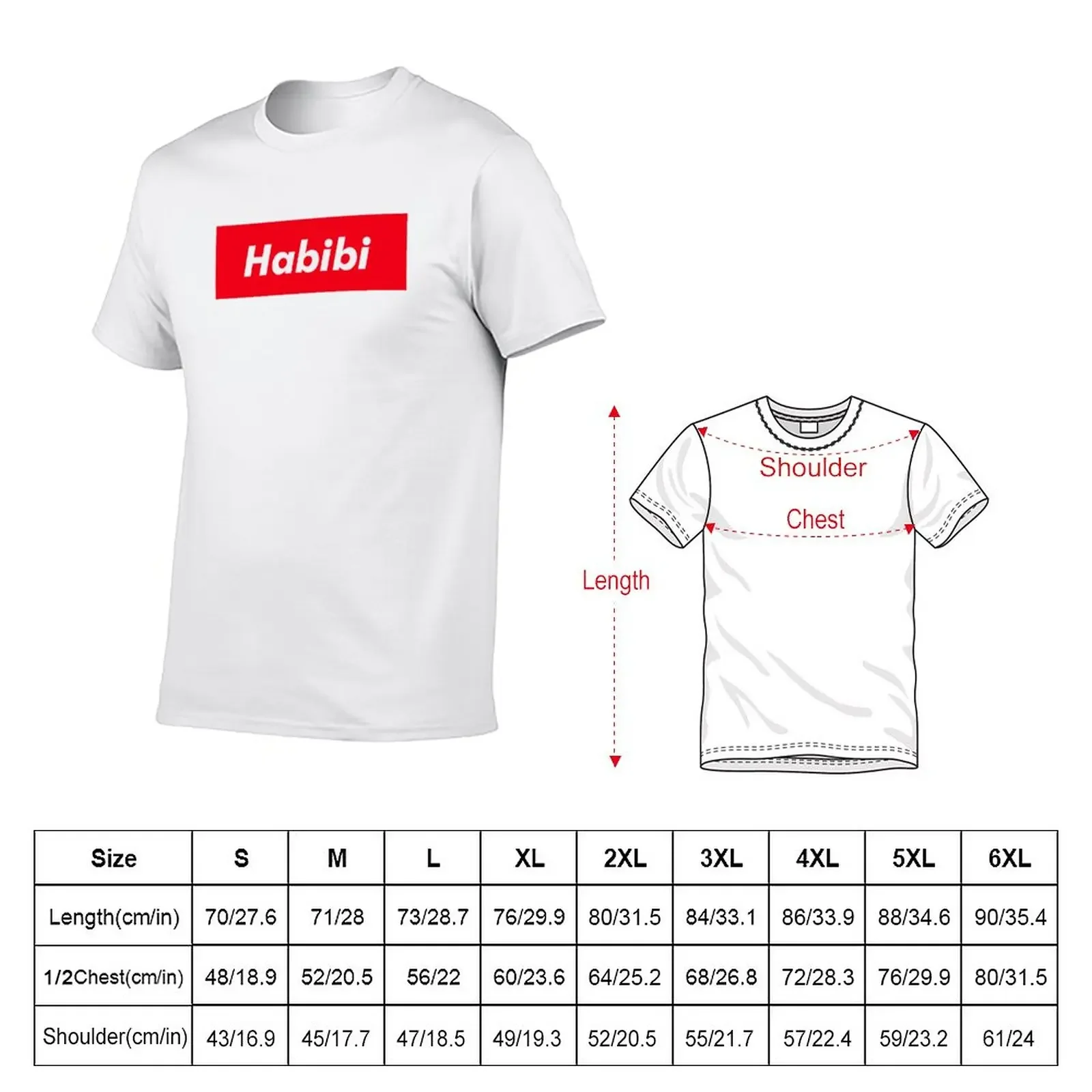 HABIBI T-Shirt summer top animal prinfor boys mens clothing