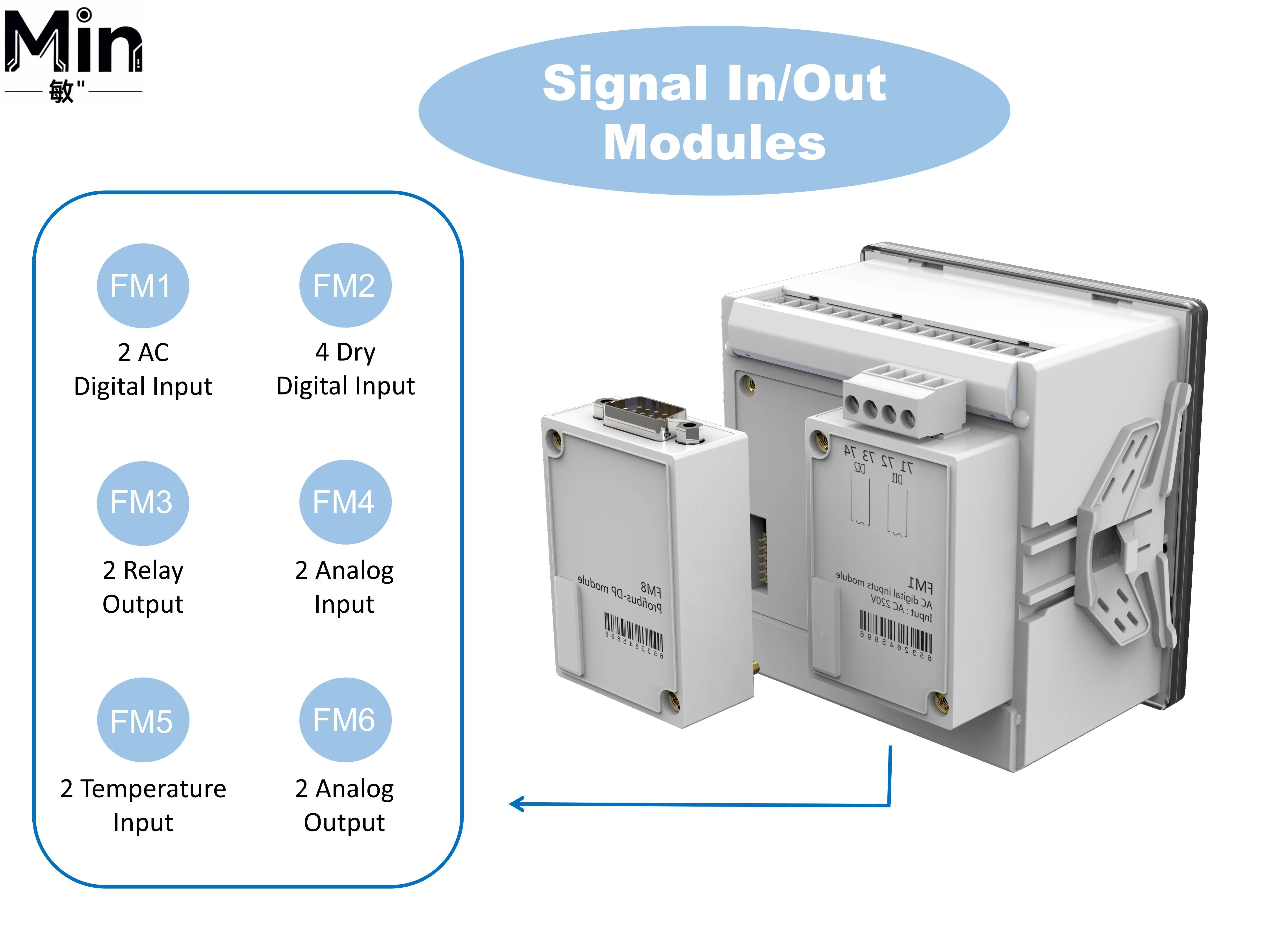 Multifunctional 3-Phase Digital Quality Meter 60Hz Energy Management Data Logger