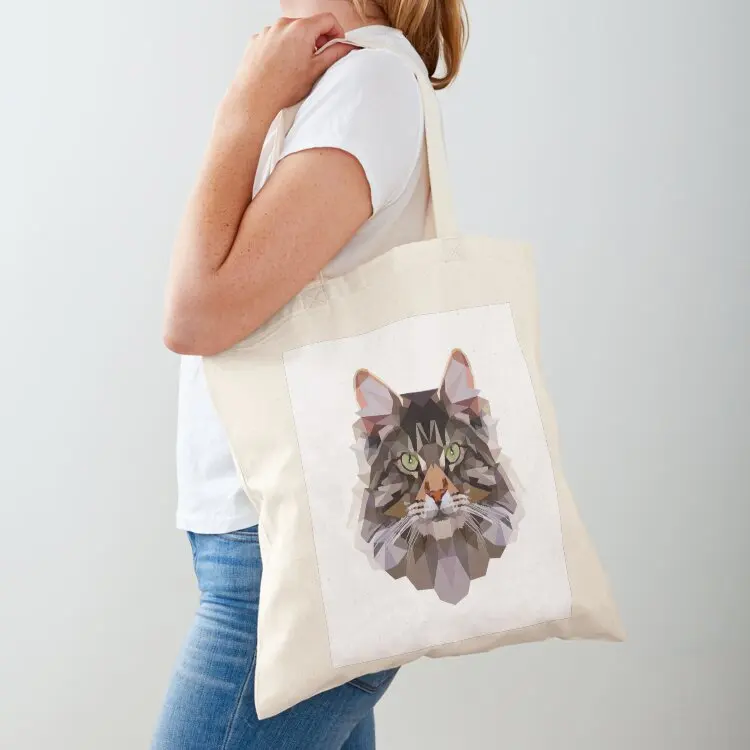 

Maine coon Tote Bag shopping cart bags sac pour femme shopper bag women Lady bags