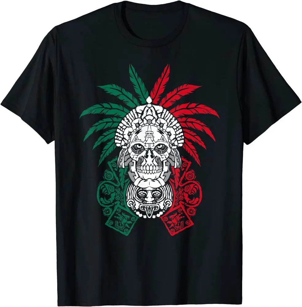 Aztec Skull Mexican Ancestors, Mexico Roots T-Shirt Unisex T-shirts Cotton Luxury Brand Vintage Oversized