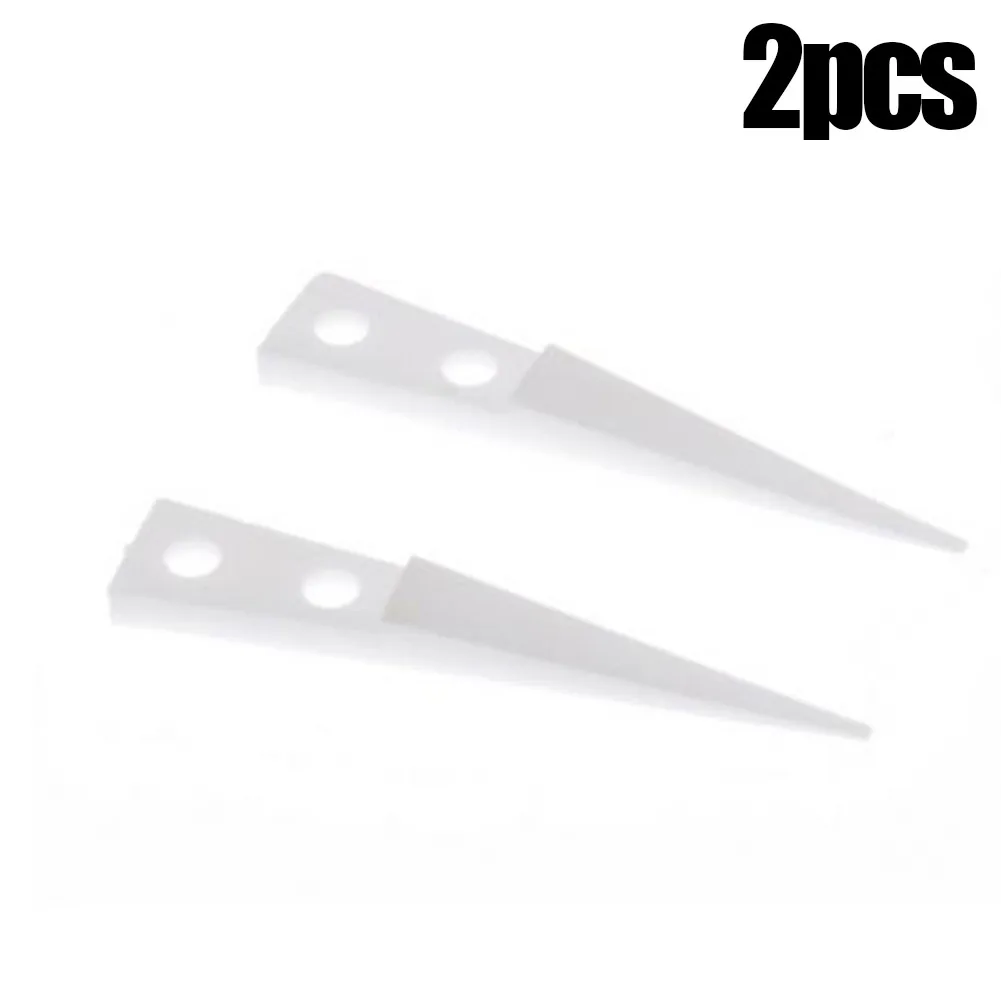 1 Pair Of White Ceramic Tweezers For Industry Straight Elbow Insulated Antistatic Ceramic Tweezers Handle Tools Parts