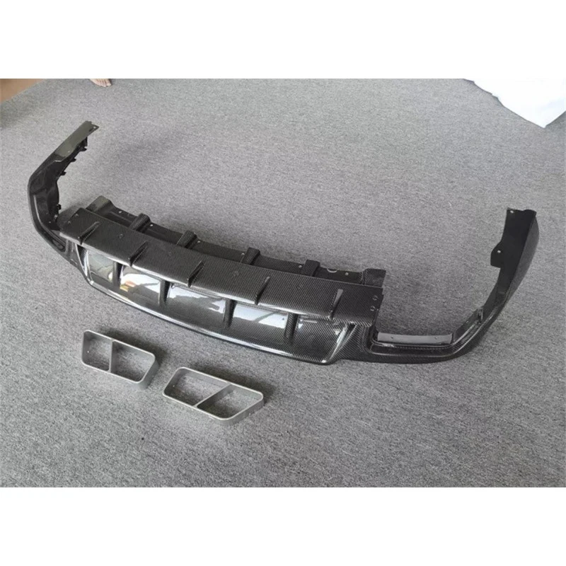 

Upgrade Levante 2016 2017 2018 2019 2020 ReaI Carbon Fiber Front Bumper Lip Rear Lip Spoiler Kit