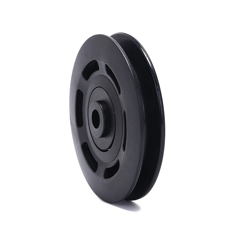 1pc 90mm Black Bearing Pulley Wheel Cable Gym Equipment Part Wearproof Gym Tool