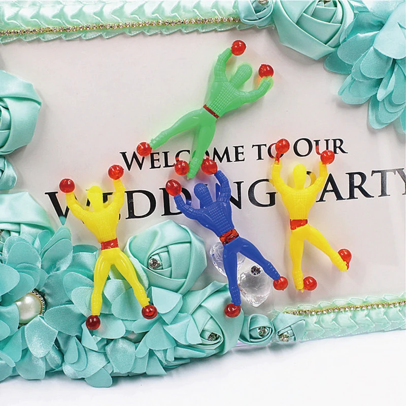 

10/100Pcs Novelty Sticky Wall Climbing Climber Men Kids Birthday Party Favors Supplies School Pinata Fillers Treat Bag Gifts