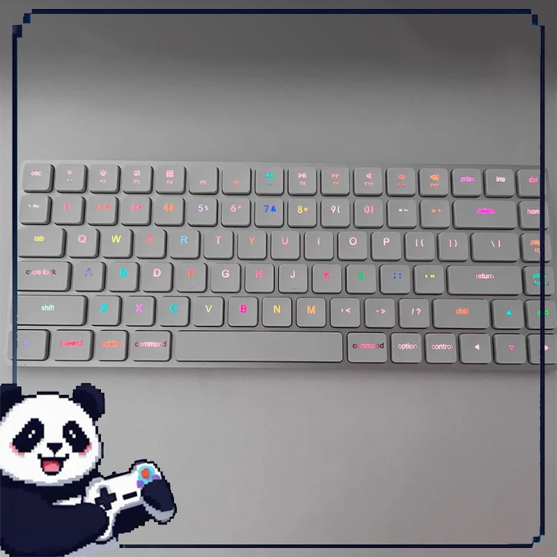 

Thin84 Низкопрофильная механическая клавиатура Rgb Материал из алюминиевого сплава Беспроводная Bluetooth Macos Функция Настольная клавиатура для ноутбука