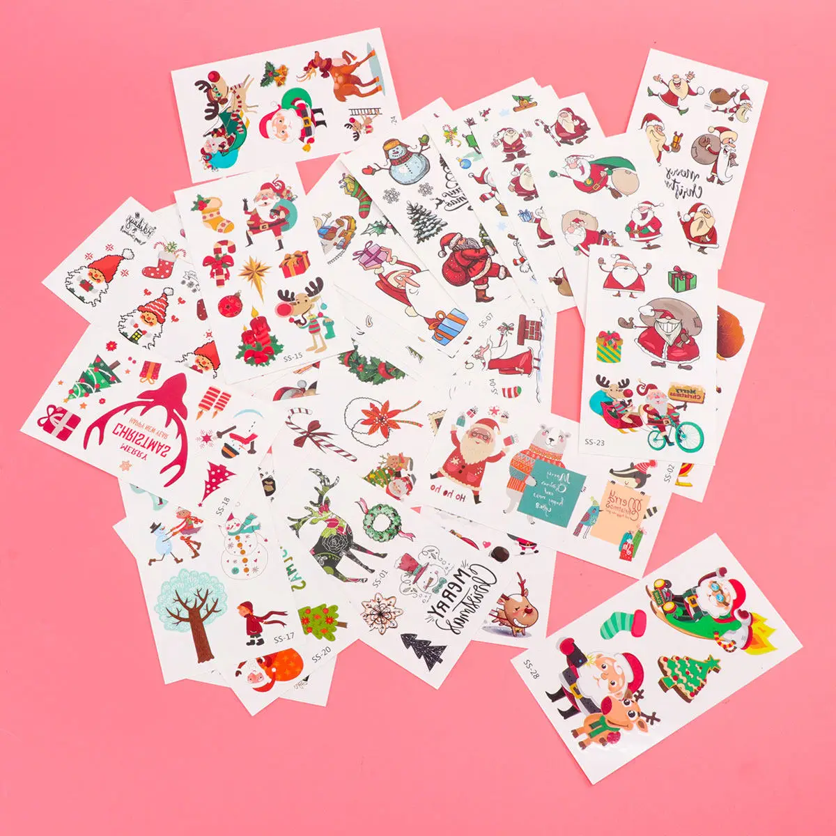 

30 Sheets Stickers Celebration Holiday Favors for Halloween - Themed Friend Cheistmas Graffiti Hentaii