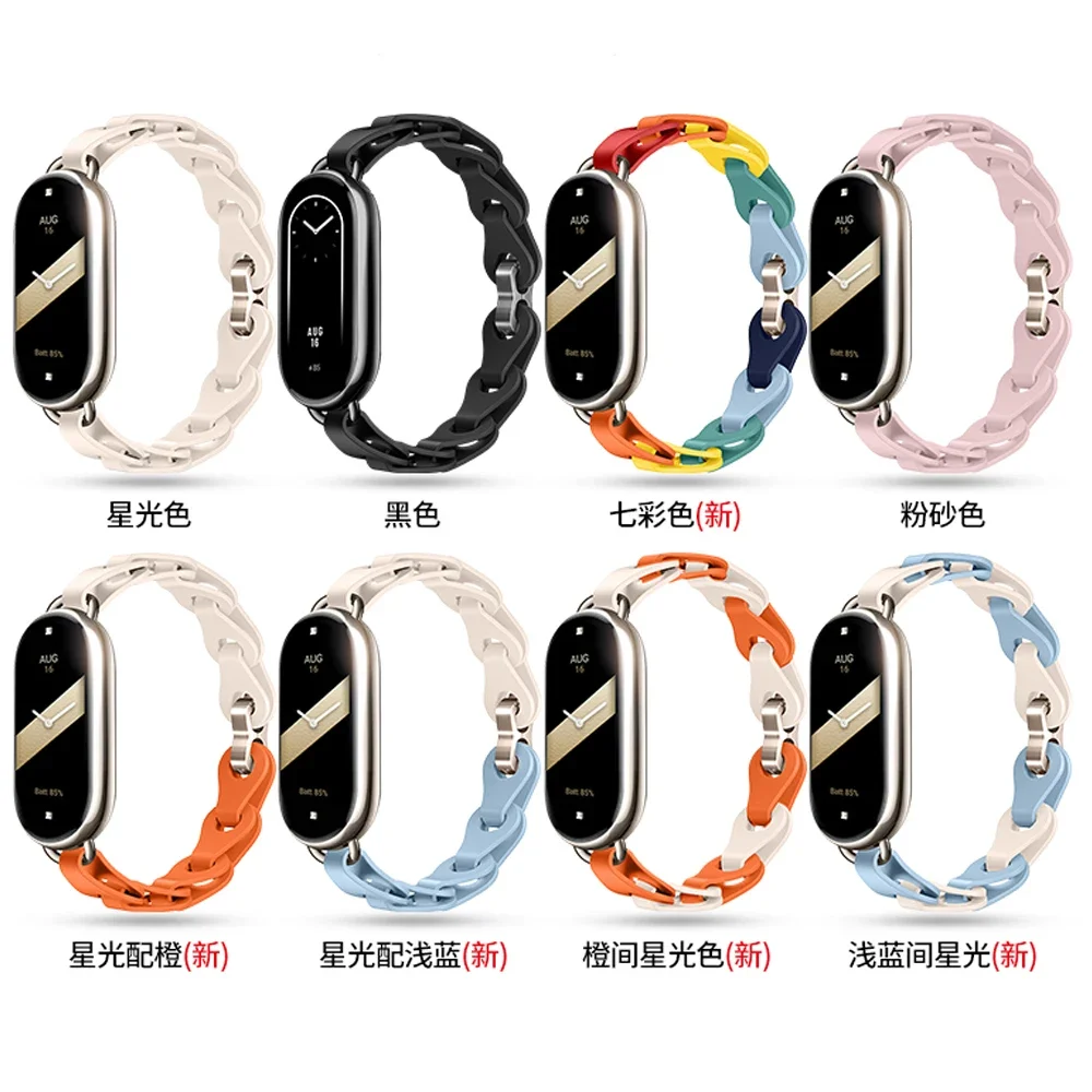 For Xiaomi Mi Band 10 Strap Silicone Wristband For Xiaomi Mi Band 8 9 Smartwatch Accessories Sport Watchband Slim Women Correa image 6