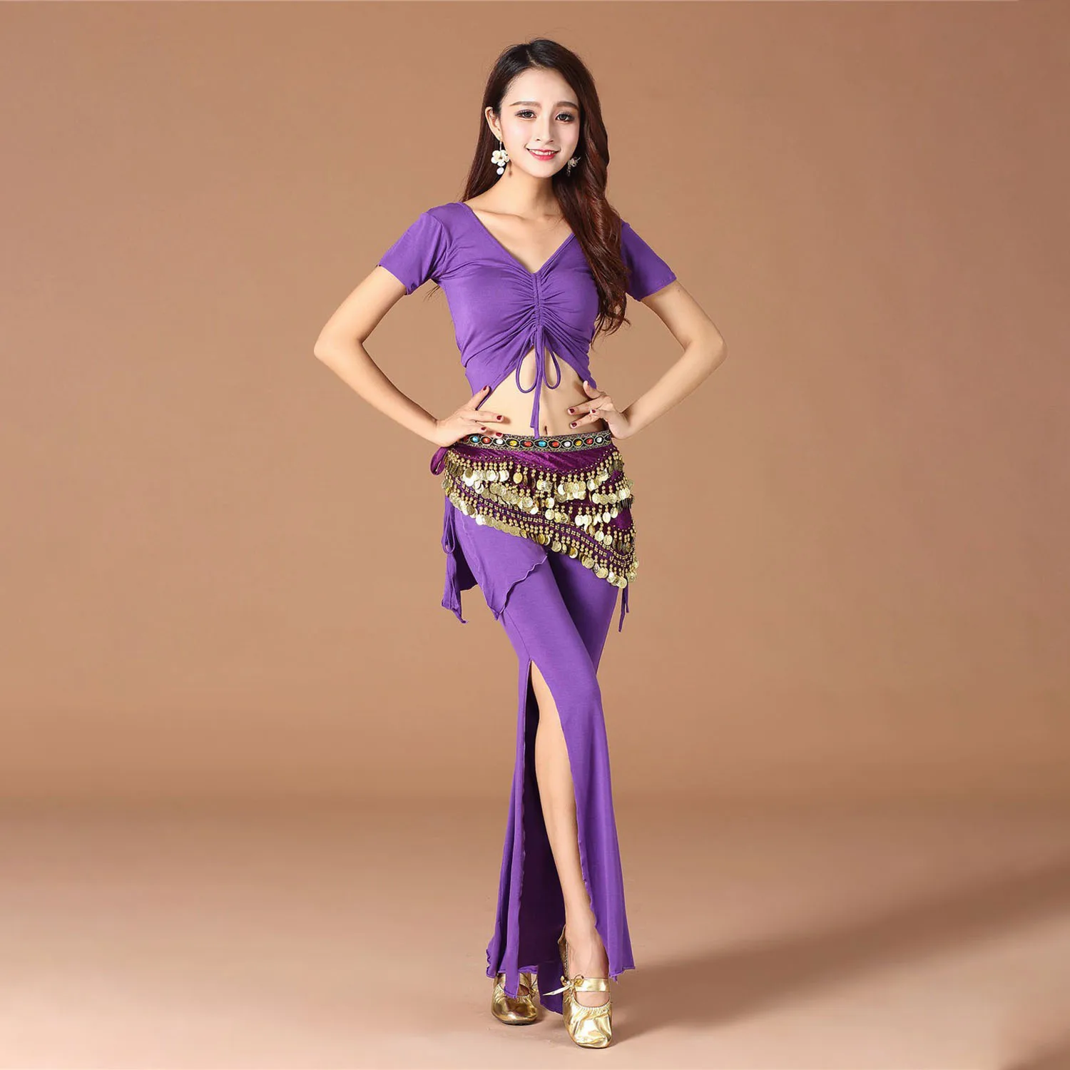 Belly Dance Top Trouser Set Sexy Women Party Suit Oriental Dancer Dancewear Dancers Stage Performance Costume Ropa India Faldas