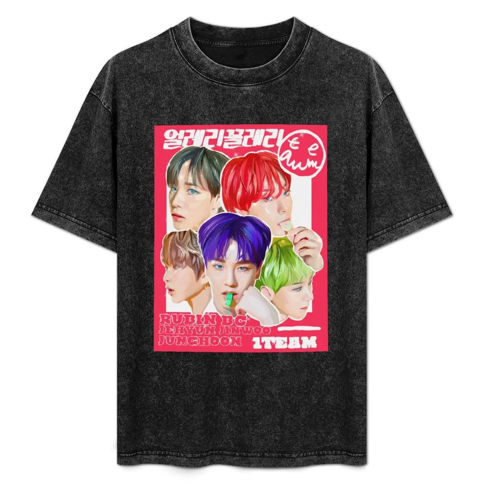 

1TEAM ULLAELI KKOLLAELI art :D T-Shirt t shirts for man pack cotton t shirt man cotton T-Shirt