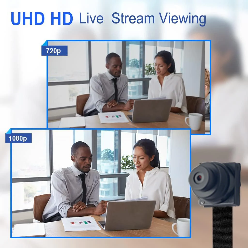 كاميرا Tuya HD Mini DIY بزاوية واسعة تدعم الرؤية عن بعد، وكشف الحركة، وكاميرا أمان لاسلكية تدعم إنذار تلقائي