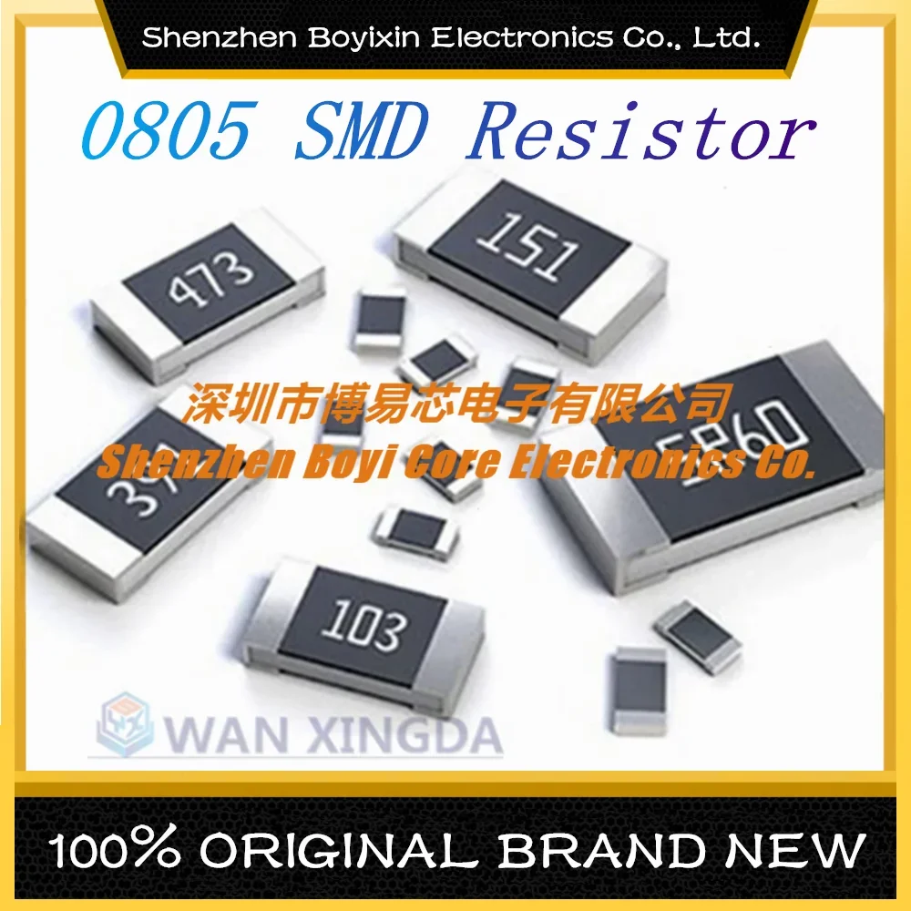 

Высокоточный резистор SMD 100 0805 1R 2R 3R 4R 5.6R 10R 20R 30R 40R 56R 68R 82R 0.1R 100R 220R 470R 1K 10K 20K 33K 82K, 1% шт.