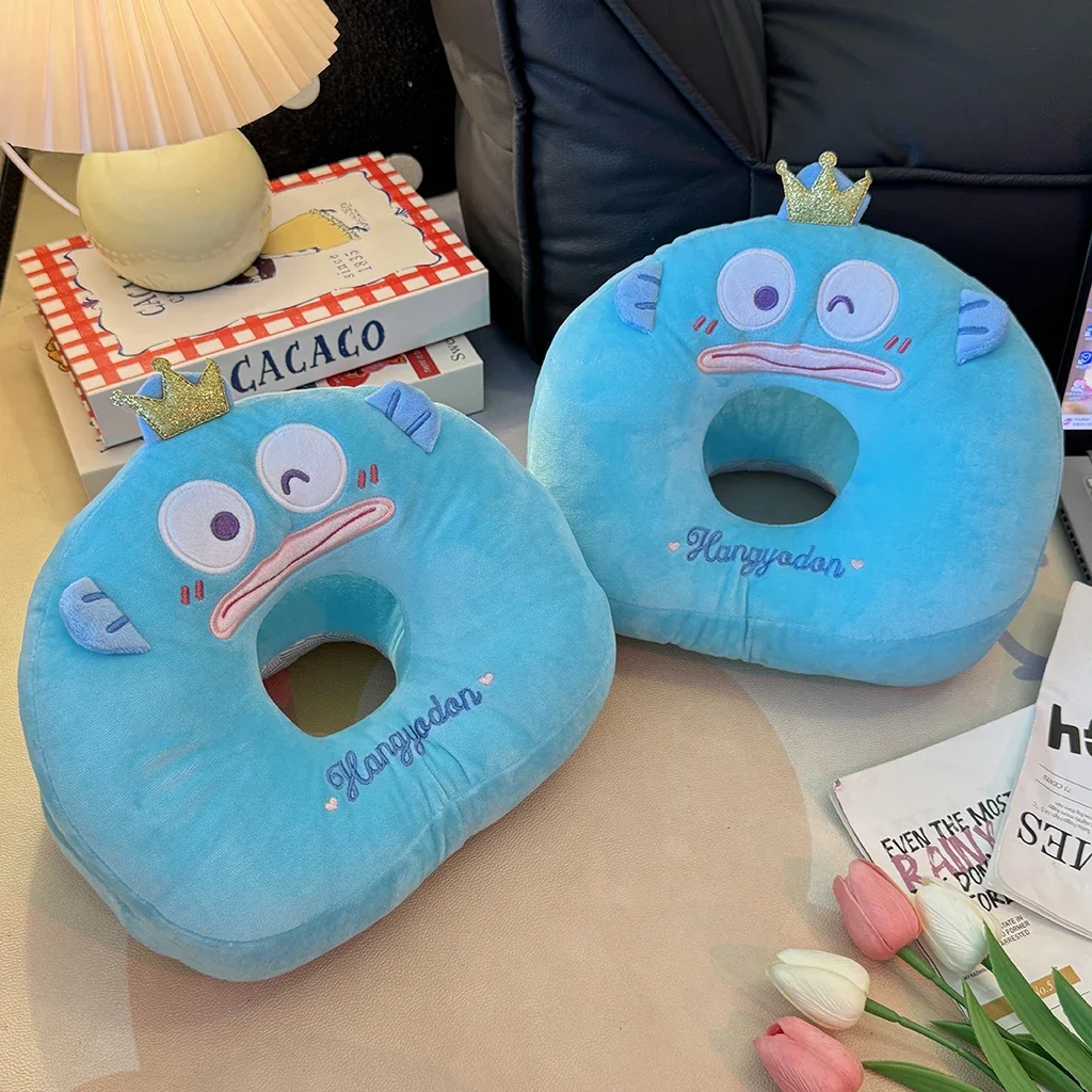 

Coomfortable Hangyodon Nap Pillow Hollow Breathable Stuffed Anime Nap Sleeping Pillow Back Cushion Bedroom Office Gifts Girl