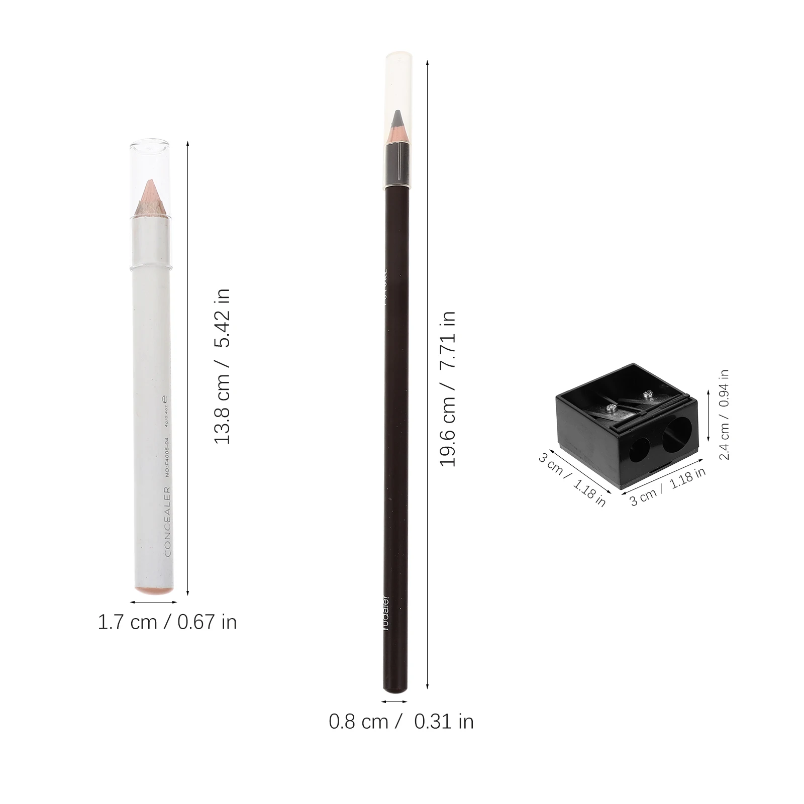 

Eyebrow Pencil Concealer Set Women 3 Sets 01 01 05 Waterproof Long Lasting Brow Makeup Tool Kit Hair Care Styling