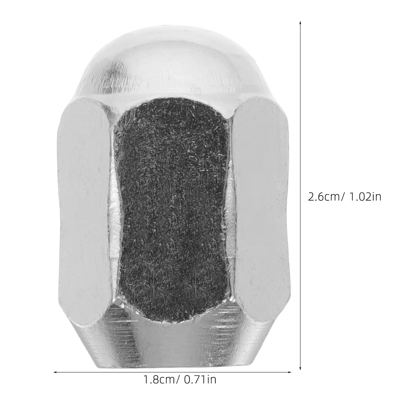 4Pcs Wheel Lug Nuts M10x1.25 Stainless Steel Atv Automotive Parts Offroad Four Wheeler Go-Kart Screws Tire Accessories