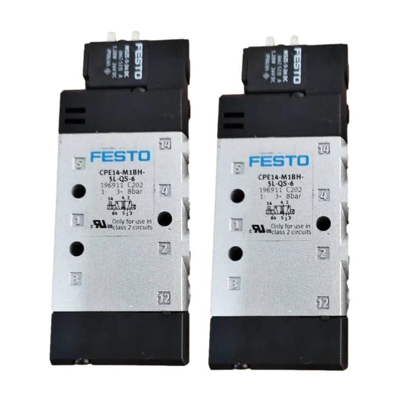 

FESTO solenoid valve CPE18-M1H-5J-1/4 163143 CPE10-M1BH-3GL-QS-6 196847 CPE10-M1BH-5/3GS-QS6-B 533154 CPE10-M1BH-5L-M7 196927