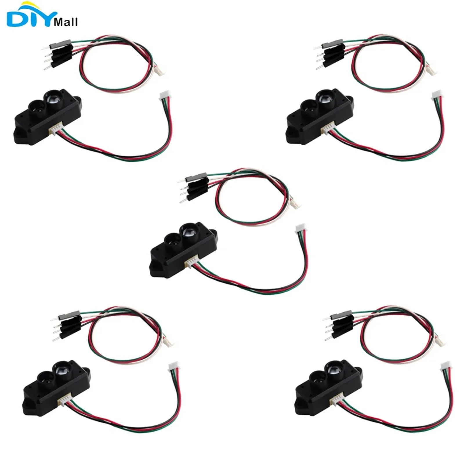 5pcs Benewake TFmini-S Lidar Single-Point Micro Ranging Module for Arduino Pixhawk 4.5-6V UART I2C Interface TFmini Upgraded