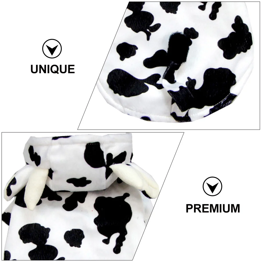 

Cow Modeling Pet Clothing Soft Breathable Material Comfortable Dog Costume Stylish Special Occasion Cow Modeling Pet Clothing