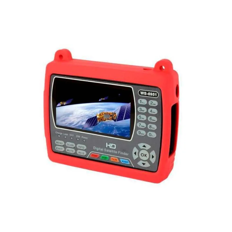 Imagem -03 - Satlink Satellite Finder com Luz de Fundo Ws6951 Dvb-s s2 Mpeg2 Mpeg4 Amp tv Signal Finder ws 6951 Meter