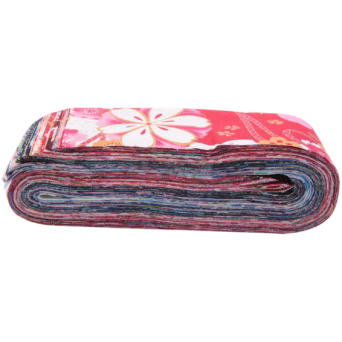 40 PCS Jelly Roll Cotton Fabric Quilting Strips DIY Sewing Craft Fabric Bundle Patchwork Supplies 6.5X50cm HOT