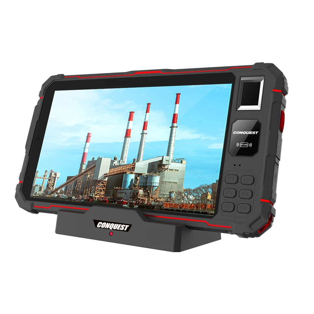 

CONQUEST S22-5G Android 11 6GB+ 128GB 1920x1200 RTK GPS navigation location NFC IR temp detection rugged tablet PC RFID scanner