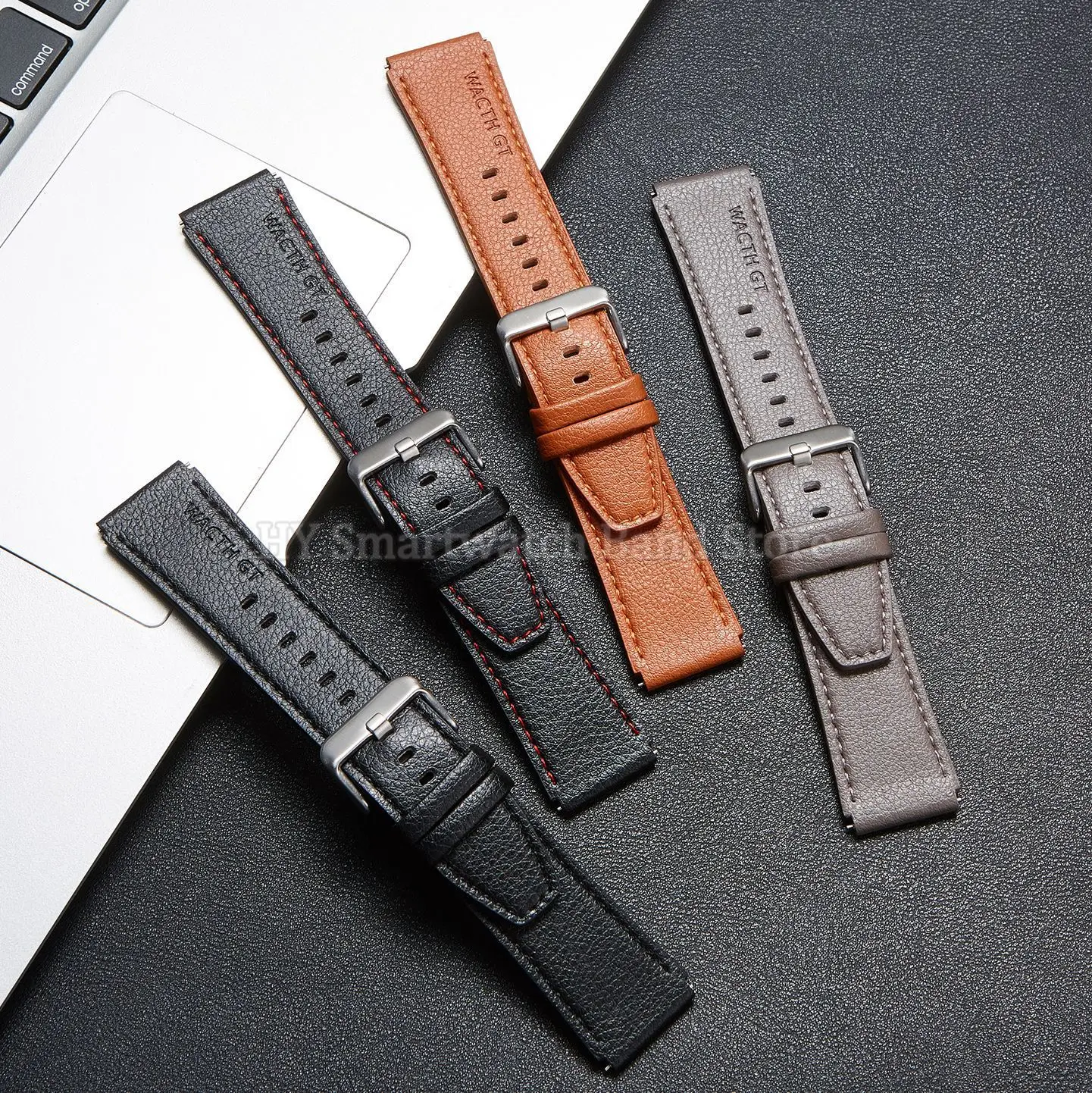 22 مللي متر حزام ساعة جلد لساعة هواوي GT4/3 برو GT2 برو الإفراج السريع المعصم الفرقة الرجال النساء استبدال الرياضة سوار ملحق