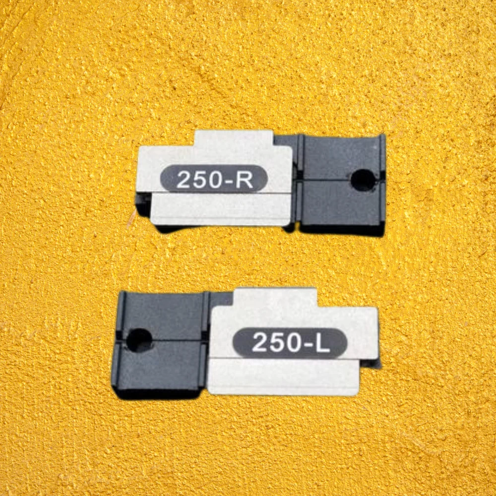 Promotional  A Pair 250um Bare Fiber Clamp Fiber Holder For FITEL S178 S178A S179 S153 S123 Fusion Splicer Free Shipping