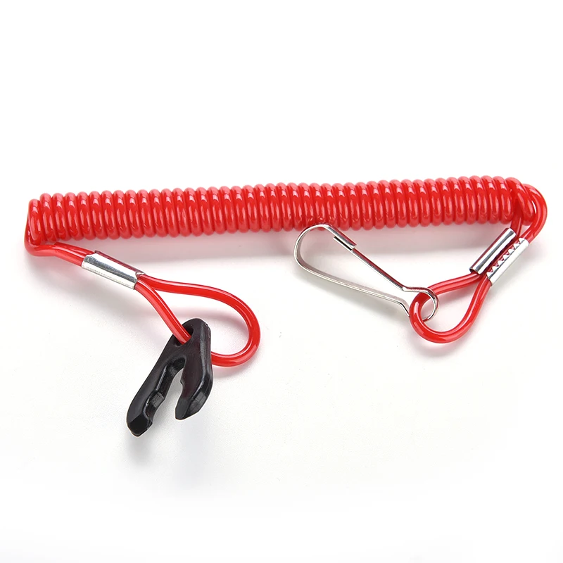 

Outboard Engine Motor Scooter ATV Kill Stop Switch Safety Tether Cord Lanyard