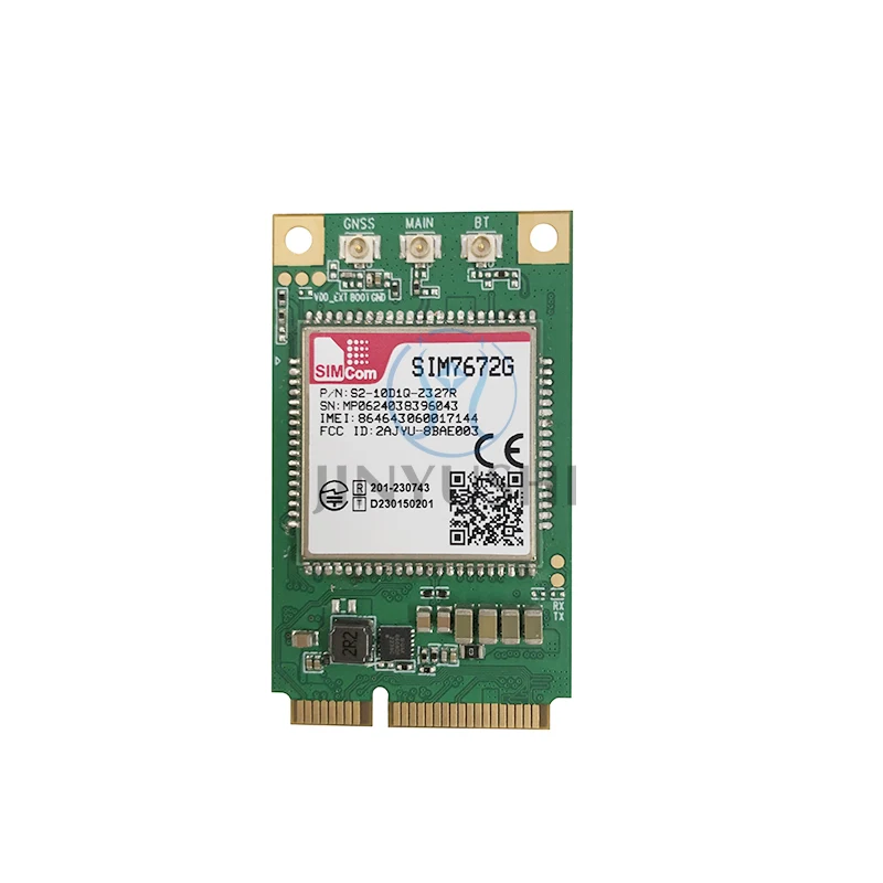 SIMCOM SIM7672G MINI PCIE lngv ไม่สนับสนุน GPS 4G LTE โมดูล Cat1 FDD ทั่วโลกเข้ากันได้ SIM7000G SIM800A SIM7070G