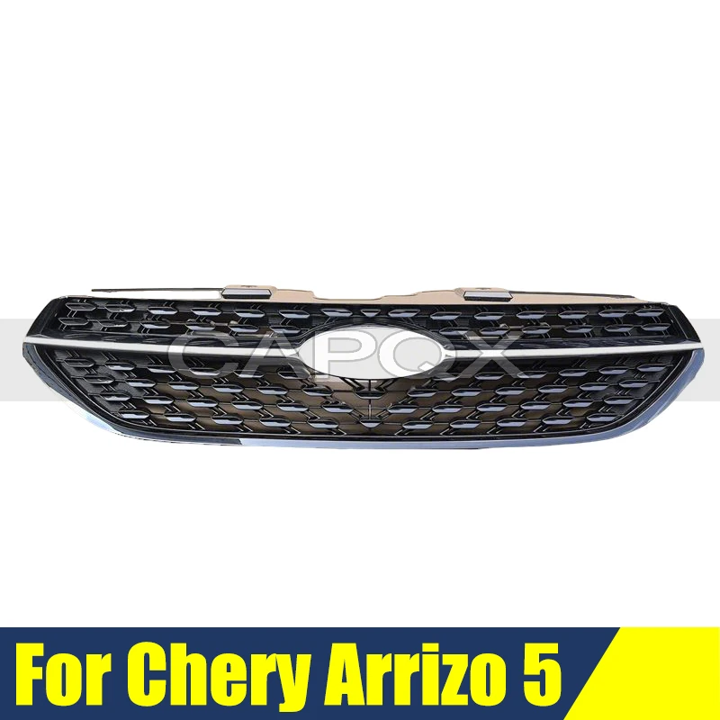 

Front Bumper Grill Mask For Chery Arrizo 5 Radiator Chrome Grille Medium Net Racing Grills Auto Grille