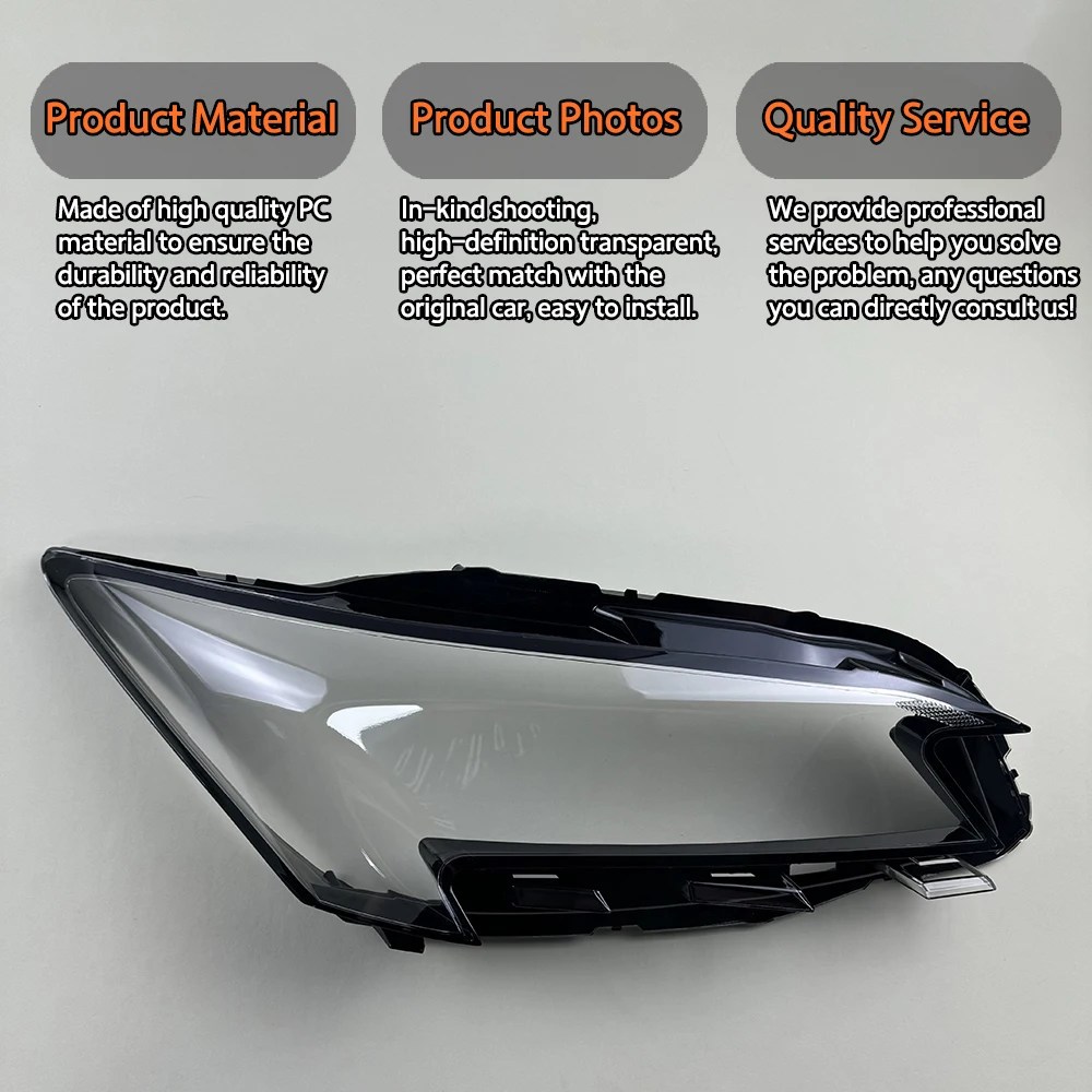 For Buick Velite 6 2019 2020 2021 Headlight Lens Cover Transparent Headlamp Shell Plexiglass Replace Original Lampshade