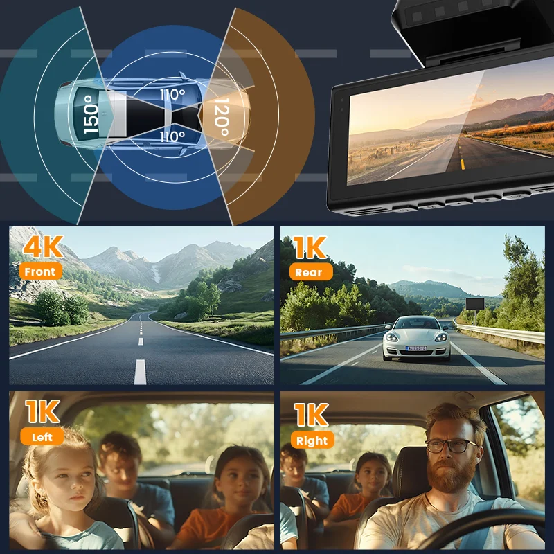2026 WiFi GPS Araç Kamerası Vi - Panoramic Dash Cam 360 incelemesi ve fiyatı