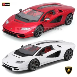 Bburago 1:24 Lamborghini Countach LPI800-4 car high imitation die casting metal children toy boyfriend gift simulation alloy car