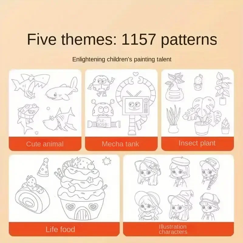 Children Drawing Line Tracing Book Toddler Pen Writing Control Practice Manual Cartoon Sketch Montessori Coloring Book Kids Toy