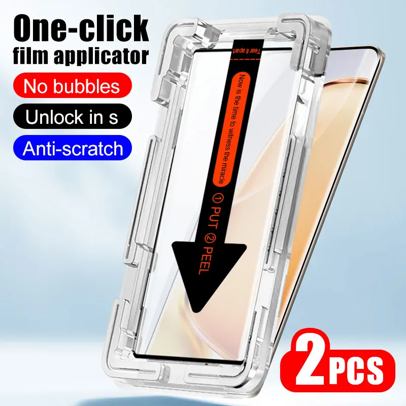 2pcs tempered glass protective film for Vivo X100 X90 X80 X70 X60 Pro full cover phone screen protector S19 S18 Glass smartphone