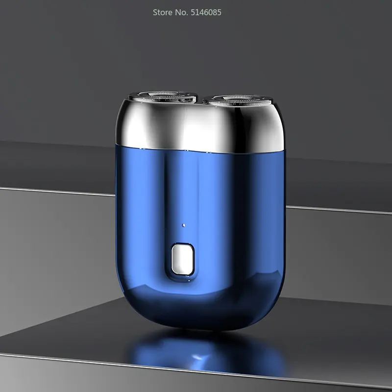 ماكينة حلاقة كهربائية صغيرة USB اللحية المتقلب الحلاقة المحمولة ماكينة حلاقة صغيرة الترددية شفرة حلاقة قابلة للغسل للرجال الحلاقة