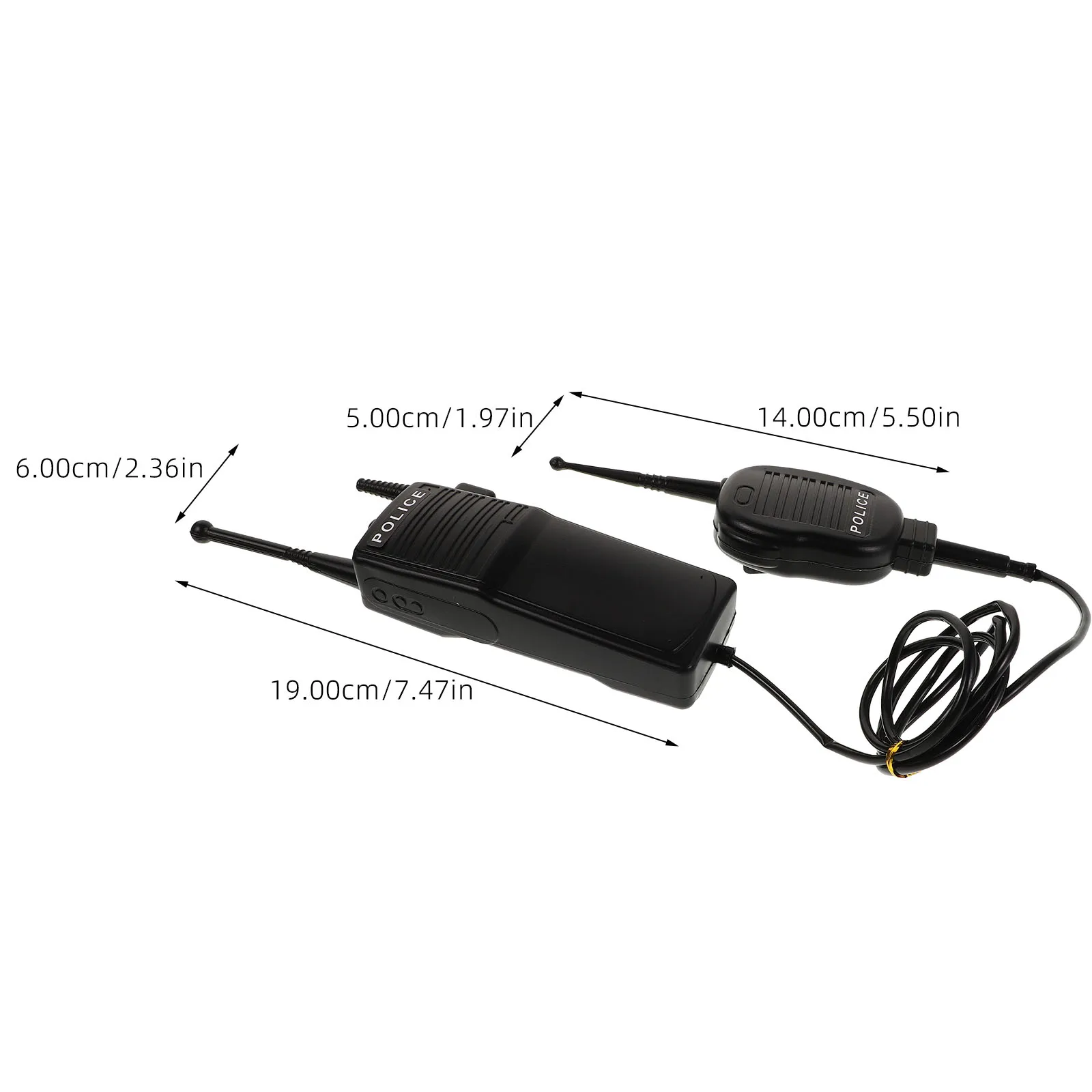 واقعية الشرطة الاطفال زي الدعامة اللباس الملحقات هالوين التظاهر اللعب مجموعات الالعاب الشرطة والعتاد راديو لعب الأدوار