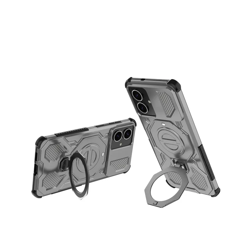 حافظة لهاتف سامسونج جالاكسي S26 إيدج، حافظة لهاتف سامسونج S26 إيدج، حامل مغناطيسي للشحن اللاسلكي، حافظات هاتف واقية على S26 Ultra #3