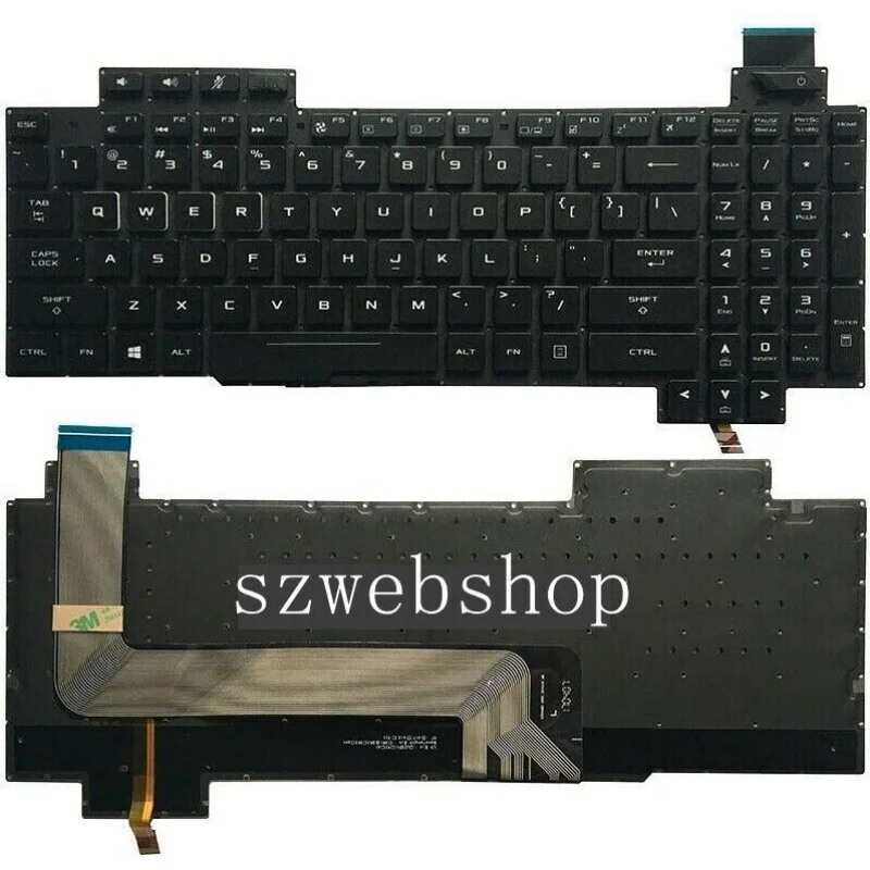 LL+ New for Asus ROG Strix GL503 GL503V GL503VD GL503VM GL503VS US Keyboard Backlit