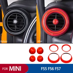 Union Jack Car Air Vent Conditioning Outlet Cover Trim For MINI Cooper F55 F56 F57 Interior Accessories
