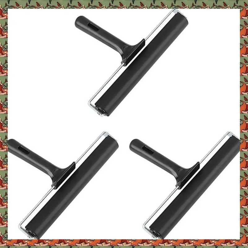 

ABLQ 3 шт. 8-дюймовый резиновый валик, роликовая кисть Brayer для рукоделия, рисования, печати, гравюра, чернил и штамповки
