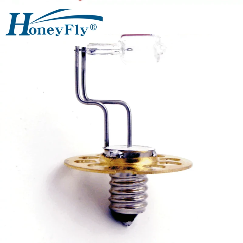 HoneyFly Microscope Halogen Lamp E14 12V 50W Nine-hole Copper Ring Ophthalmology Slit Bulb for Inami-50 Bausch Lomb Woodlyn HR-1