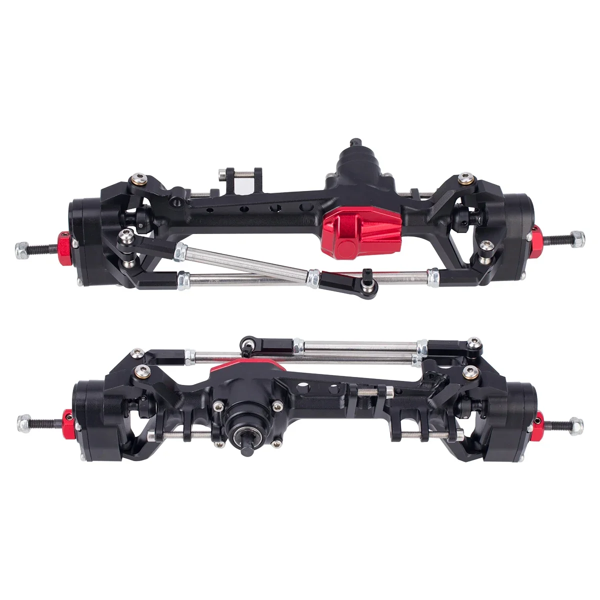 CNC Machined Aluminum Front Rear AR45P Portal Axle for 1/10 RC