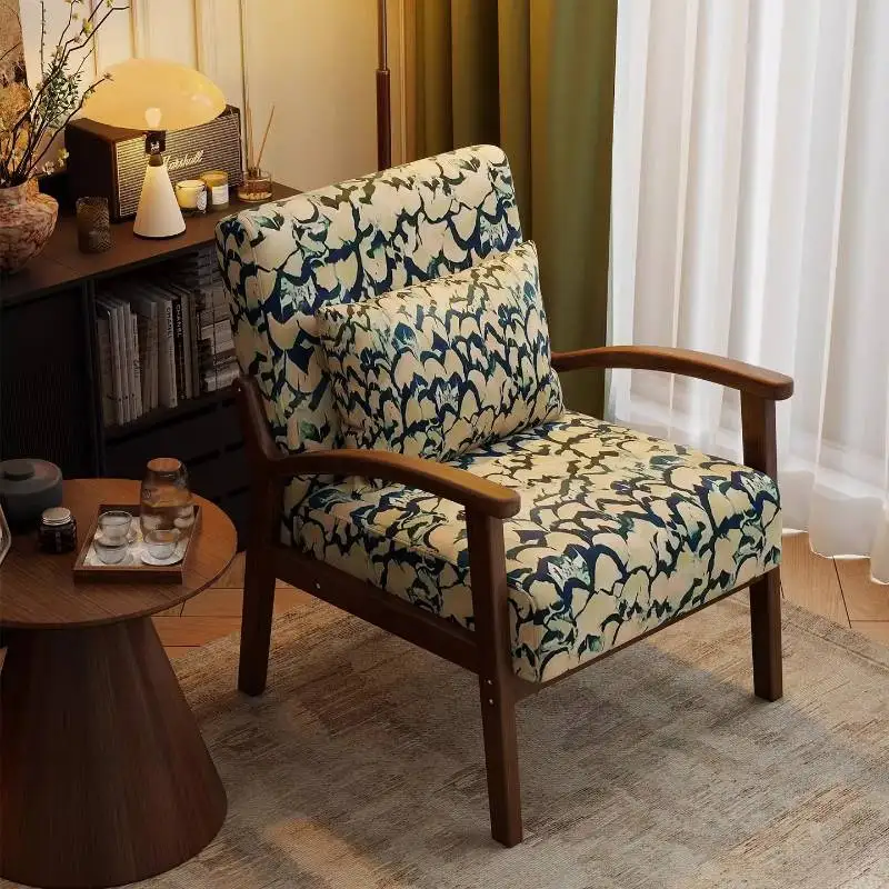 

Nordic Modern Living Room Chairs Classic Relax Reading Accent Recliner Chair Bedroom Luxury Muebles Para Hogar Furniture Home