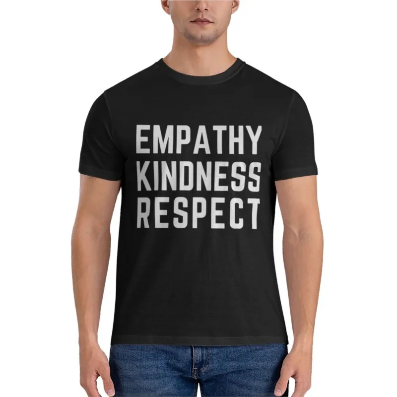 Empathy Kindness Respect Active T-Shirt Men's cotton t-shirt men's t shirts