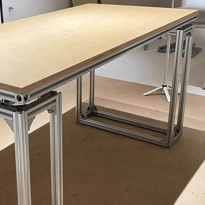 Desk Computer Desk Home Bedroom Student Writing Desk Simple Modern Aluminum Profile Table