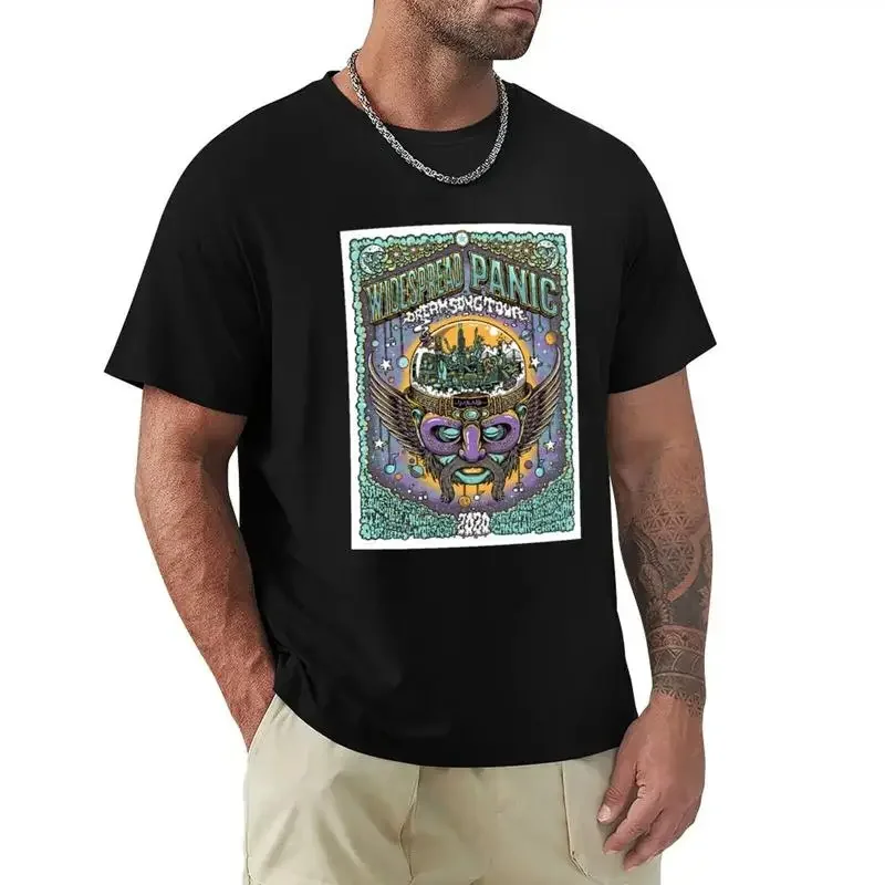 T-shirt The Philosophy Of Widespread Panic pour hommes, vêtements noirs de style Kawaii, poids lourds