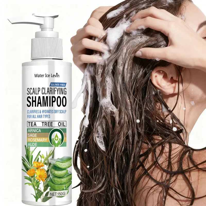Sulfate Free Scalp Clarifying Shampoo with Tea Tree & Arnica - Cleanses & Hydrates Dry Scalp for All Hair Types