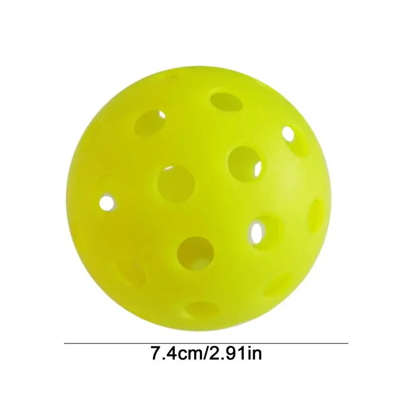 Glowing Pickle Ball Night Light Green Ball With 40 Holes Green Pickle Ball Gifts For Sports Outdoors Equipment Pickleball